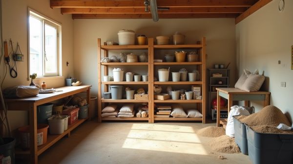 Garage, abri ou cave : où entreposer sa palette de granulés sans qu'elle prenne l'humidité